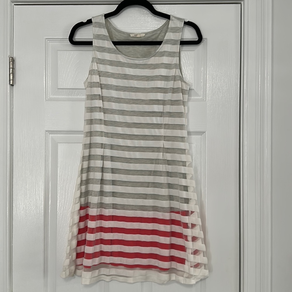 Mystree Striped Tank Dress - Medium